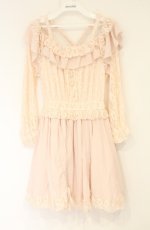 画像1: LIZ LISA / レースワンピース  ピンク O-26-09-01-1020-LO-OP-IG-OS (1)