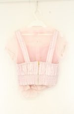 画像3: Swankiss / オーガンジーブラウス ビスチェセット  ピンク O-26-09-01-1021-LO-TO-IG-OS (3)
