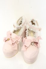 画像1: mille fille closet by LODISPOTTO / メニーリボンローファーパンプス M ピンク O-26-09-01-2045-LO-SH-OW-OS (1)