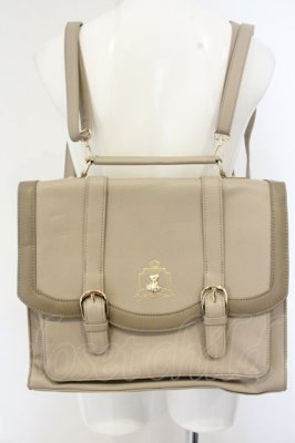 Preview of ベアー金具サッチェルバッグ  ベージュ
