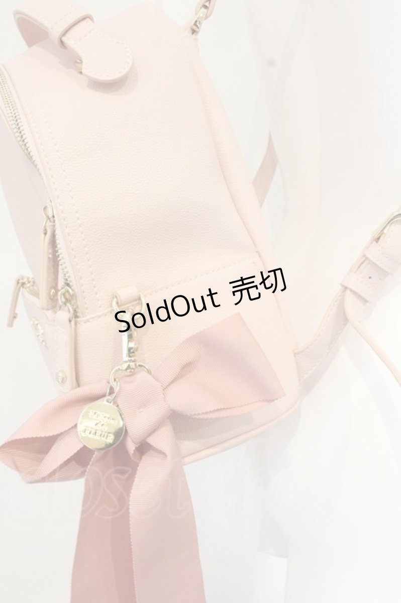 画像2: Maison de FLEUR / マイメロディリボンリュック  ピンク O-26-09-01-2031-LO-BG-OW-ZTK060 (2)