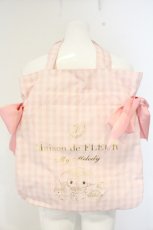画像1: Maison de FLEUR / マイメロディリボントートバッグ  ピンク O-26-09-01-2032-LO-BG-OW-OS (1)