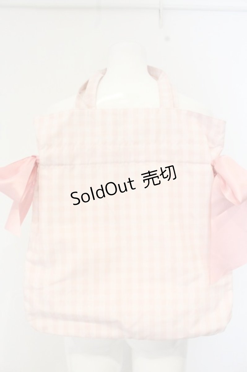 画像2: Maison de FLEUR / マイメロディリボントートバッグ  ピンク O-26-09-01-2032-LO-BG-OW-ZTK060 (2)