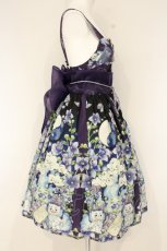 画像4: Royal Princess Alice / 陰陽師ジャンパースカート/たまコラボレーション  クロ×パープル O-26-09-01-001-LO-OP-IG-OS (4)