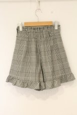 画像3: Honey Cinnamon / フリルサスチェックショートパンツ  クロ O-26-09-01-023-LO-PA-IG-OS (3)