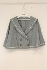 画像1: Kurumi Collaboration / TT*KRMセーラーケープ M ブルー O-26-09-01-029-LO-JA-IG-OS (1)