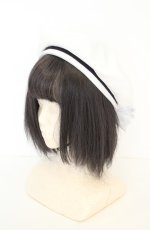 画像1: axes femme / マリン風バックリボンベレー F シロ O-26-09-02-021-AX-AC-IG-OS (1)
