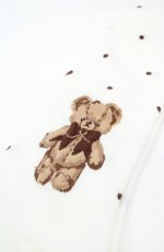 画像3: Chalmiere / フラッフィベアオーバーニー  オフシロ×ブラウン O-26-09-02-040-AX-ZA-IG-OS (3)