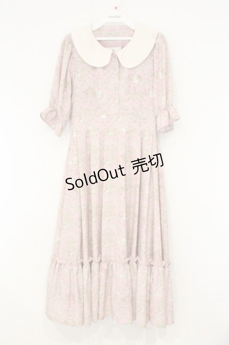画像1: m petit by misako / NINA’Sコラボトワルドジュイワンピース S ピンク O-26-09-03-030-LO-OP-OW-OS (1)