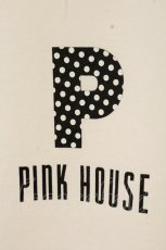 画像2: PINK HOUSE / 水玉ＰロゴＴシャツ M シロ O-26-09-03-033-LO-TO-OW-OS (2)