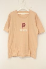 画像1: PINK HOUSE / 水玉ＰロゴＴシャツ M ピンク O-26-09-03-034-LO-TO-OW-OS (1)