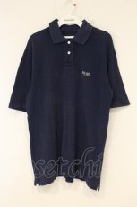 画像1: PINK HOUSE / ワッペン使いポロシャツ L ネイビー O-26-09-03-049-LO-TO-OW-OS (1)