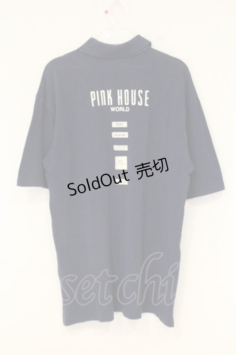画像3: PINK HOUSE / ワッペン使いポロシャツ L ネイビー O-26-09-03-049-LO-TO-OW-OS (3)