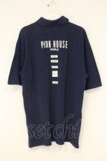 画像3: PINK HOUSE / ワッペン使いポロシャツ L ネイビー O-26-09-03-049-LO-TO-OW-OS (3)