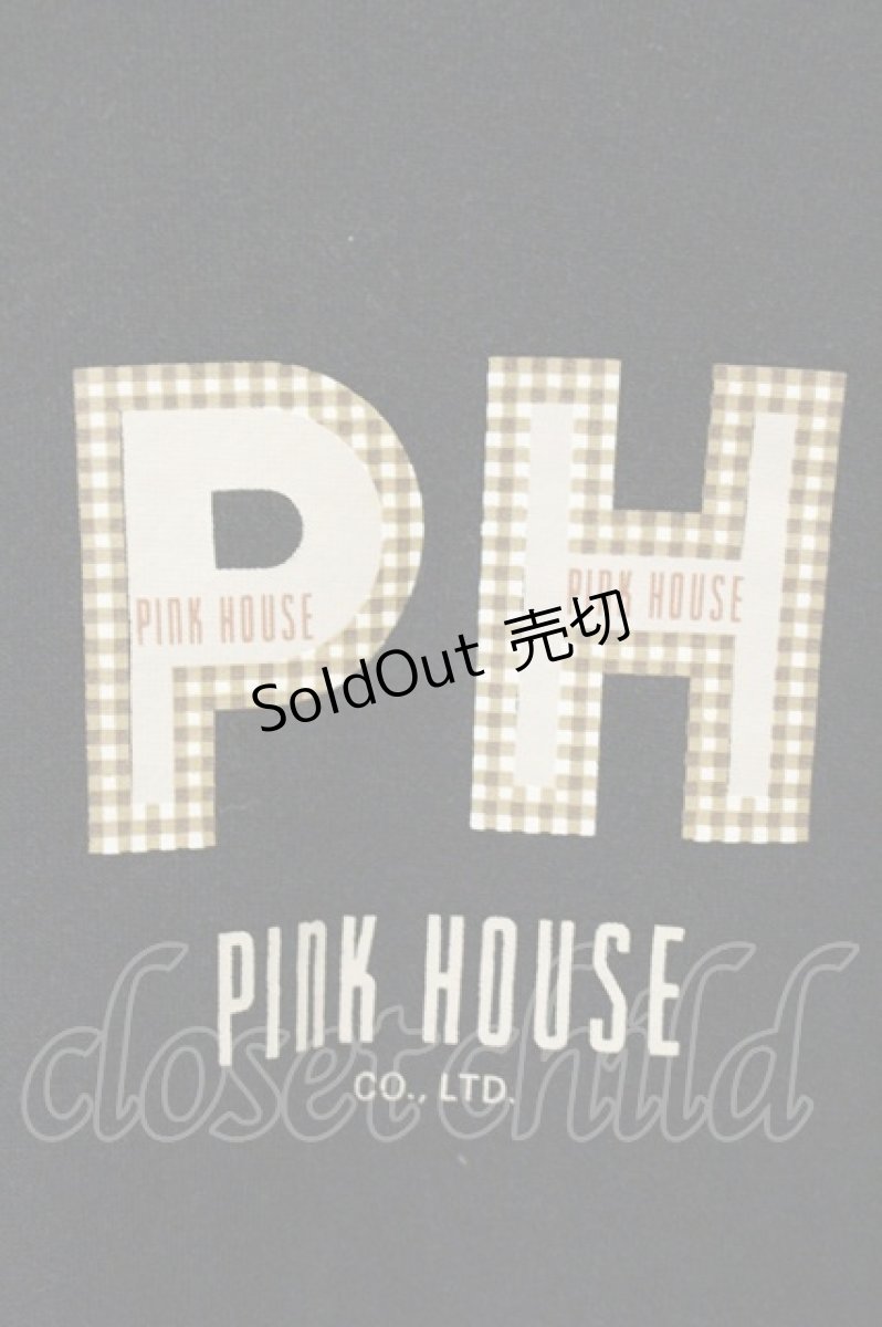 画像2: PINK HOUSE / ロゴ使いトレーナー  クロ O-26-09-03-052-LO-TO-OW-OS (2)