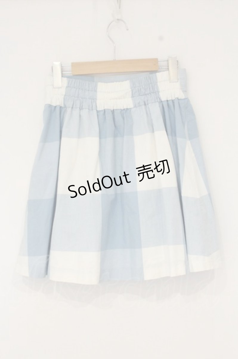 画像3: MILK / GINGHAMスカート  サックス O-26-09-03-006-ML-SK-OW-OS (3)