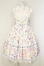 画像1: Angelic Pretty / Baby Toysジャンパースカート  シロ O-26-09-03-062-AP-OP-OW-OS (1)