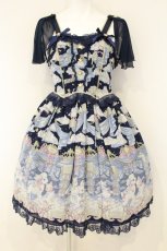 画像1: Angelic Pretty / Holy Theaterジャンパースカート  ネイビー O-26-09-03-064-AP-OP-OW-OS (1)