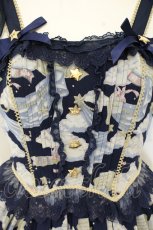 画像2: Angelic Pretty / Holy Theaterジャンパースカート  ネイビー O-26-09-03-064-AP-OP-OW-OS (2)