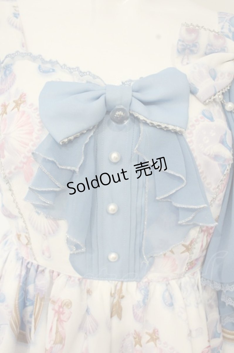 画像2: Angelic Pretty / Jewelry Aquarium SpecialジャンパースカートSet  シロ O-26-09-03-065-AP-OP-OW-OS (2)