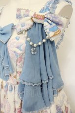 画像3: Angelic Pretty / Jewelry Aquarium SpecialジャンパースカートSet  シロ O-26-09-03-065-AP-OP-OW-OS (3)
