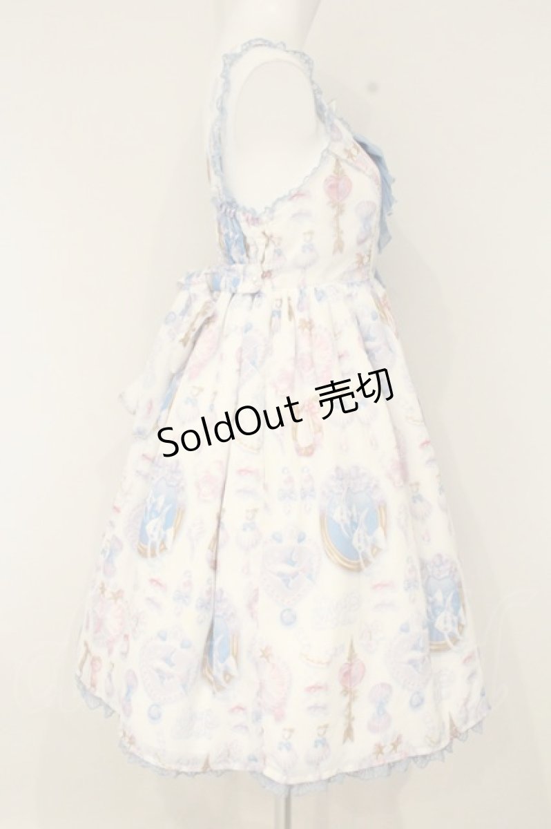 画像5: Angelic Pretty / Jewelry Aquarium SpecialジャンパースカートSet  シロ O-26-09-03-065-AP-OP-OW-OS (5)