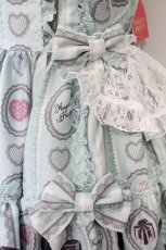 画像3: Angelic Pretty / Princess Puppyティアードジャンパースカート  ミント O-26-09-03-066-AP-OP-OW-OS (3)