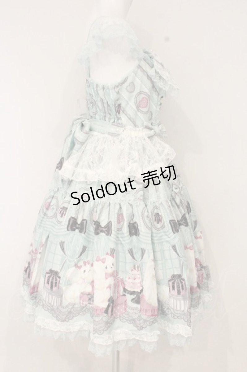 画像5: Angelic Pretty / Princess Puppyティアードジャンパースカート  ミント O-26-09-03-066-AP-OP-OW-OS (5)