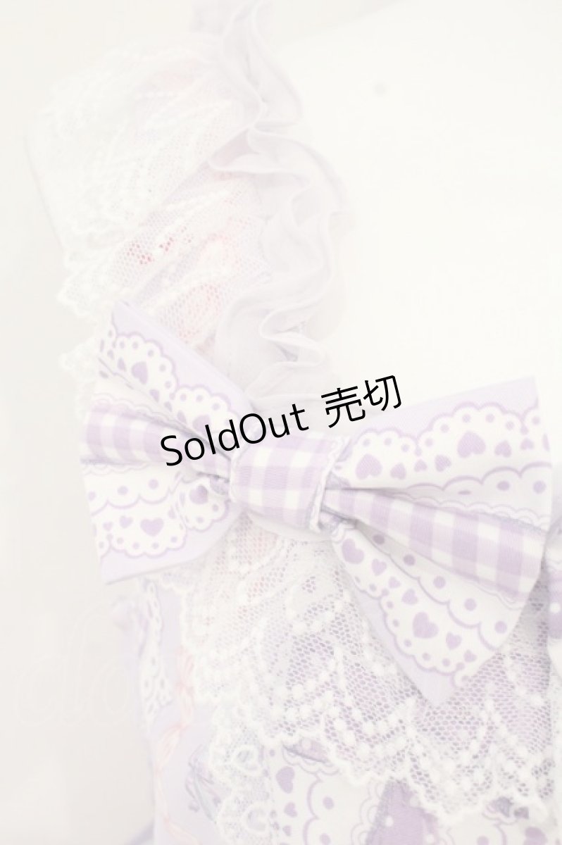画像3: Angelic Pretty / Bunny Ribbon Parfaiteriaジャンパースカート  ラベンダー O-26-09-03-067-AP-OP-OW-OS (3)