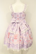画像7: Angelic Pretty / Bunny Ribbon Parfaiteriaジャンパースカート  ラベンダー O-26-09-03-067-AP-OP-OW-OS (7)