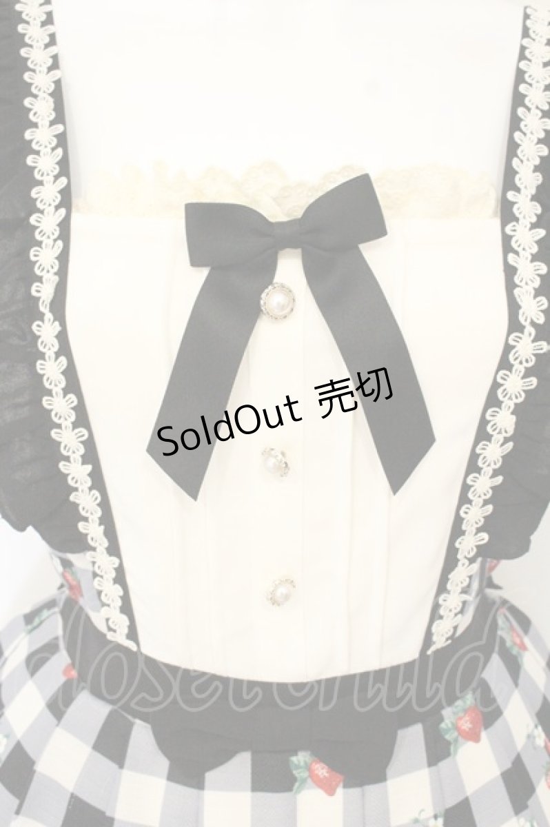 画像2: axes femme kawaii / ベリーズピクニックジャンスカ M クロ O-26-09-03-068-AX-OP-OW-OS (2)