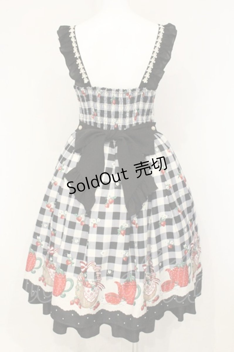 画像5: axes femme kawaii / ベリーズピクニックジャンスカ M クロ O-26-09-03-068-AX-OP-OW-OS (5)