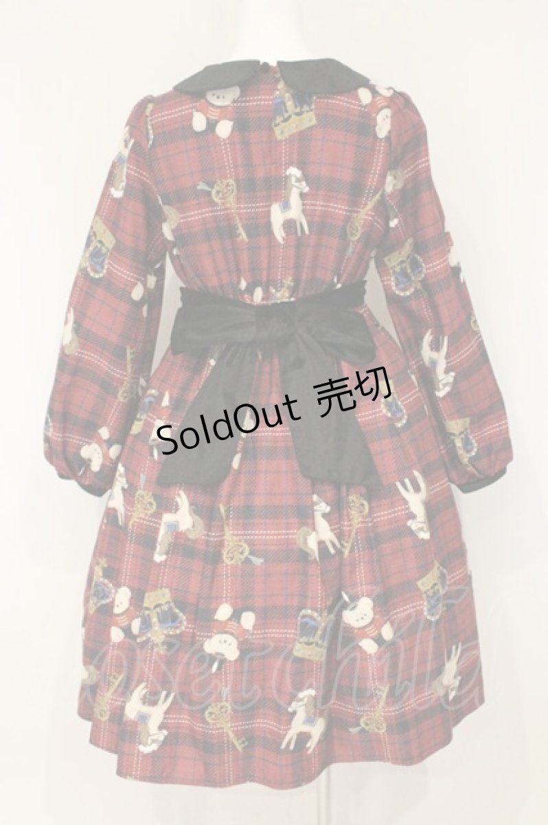 画像5: axes femme kawaii / ロンドントイズワンピース M ワイン O-26-09-03-069-AX-OP-OW-OS (5)