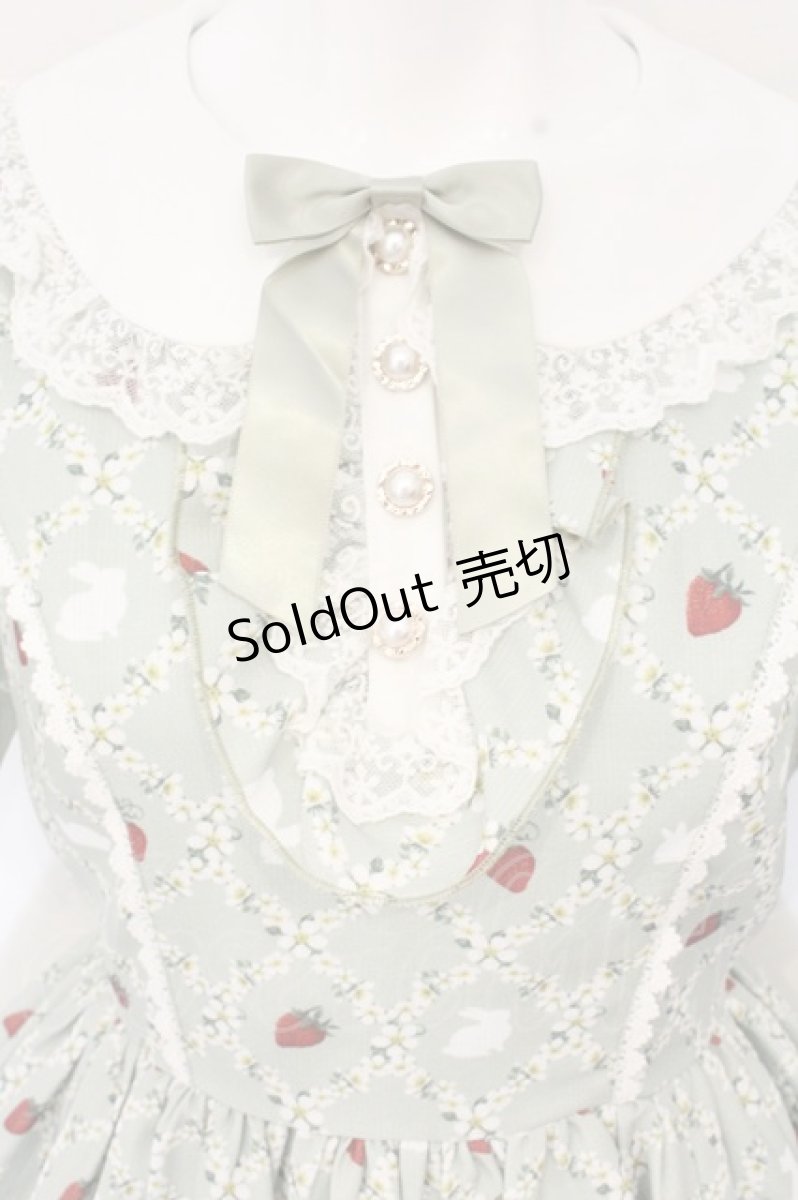 画像2: axes femme kawaii / ベリーフィールズワンピース M グリーン O-26-09-03-071-AX-OP-OW-OS (2)