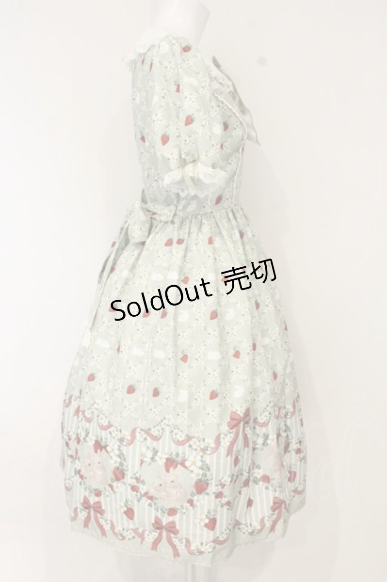 画像4: axes femme kawaii / ベリーフィールズワンピース M グリーン O-26-09-03-071-AX-OP-OW-OS (4)