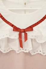 画像2: Rose Marie seoir / ヨーク切り替えフリルカットソー  ピンク O-26-09-03-009-LO-TO-OW-OS (2)