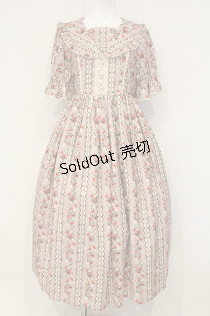 画像1: axes femme kawaii / ローズベリーガーデンワンピース M ピンク O-26-09-03-073-AX-OP-OW-OS (1)
