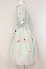 画像4: axes femme kawaii / アイス柄半袖ワンピース M グリーン O-26-09-03-078-AX-OP-OW-OS (4)