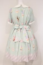 画像5: axes femme kawaii / アイス柄半袖ワンピース M グリーン O-26-09-03-078-AX-OP-OW-OS (5)