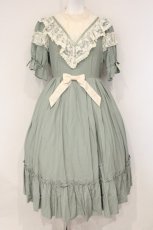 画像1: axes femme kawaii / ヴィンテージドールワンピース M グリーン O-26-09-03-081-AX-OP-OW-OS (1)