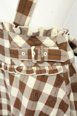画像2: axes femme POETIQUE / バックプリーツサス付スカート M ブラウン O-26-09-04-032-AX-SK-OW-OS (2)