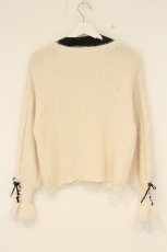 画像3: axes femme POETIQUE / ワッフルモヘアカーディガン M キナリ O-26-09-04-043-AX-TO-OW-OS (3)