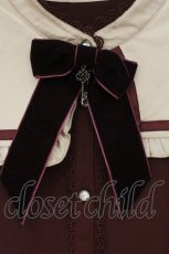 画像2: axes femme kawaii / ホーリーブラウス M ワイン O-26-09-04-050-AX-TS-OW-OS (2)