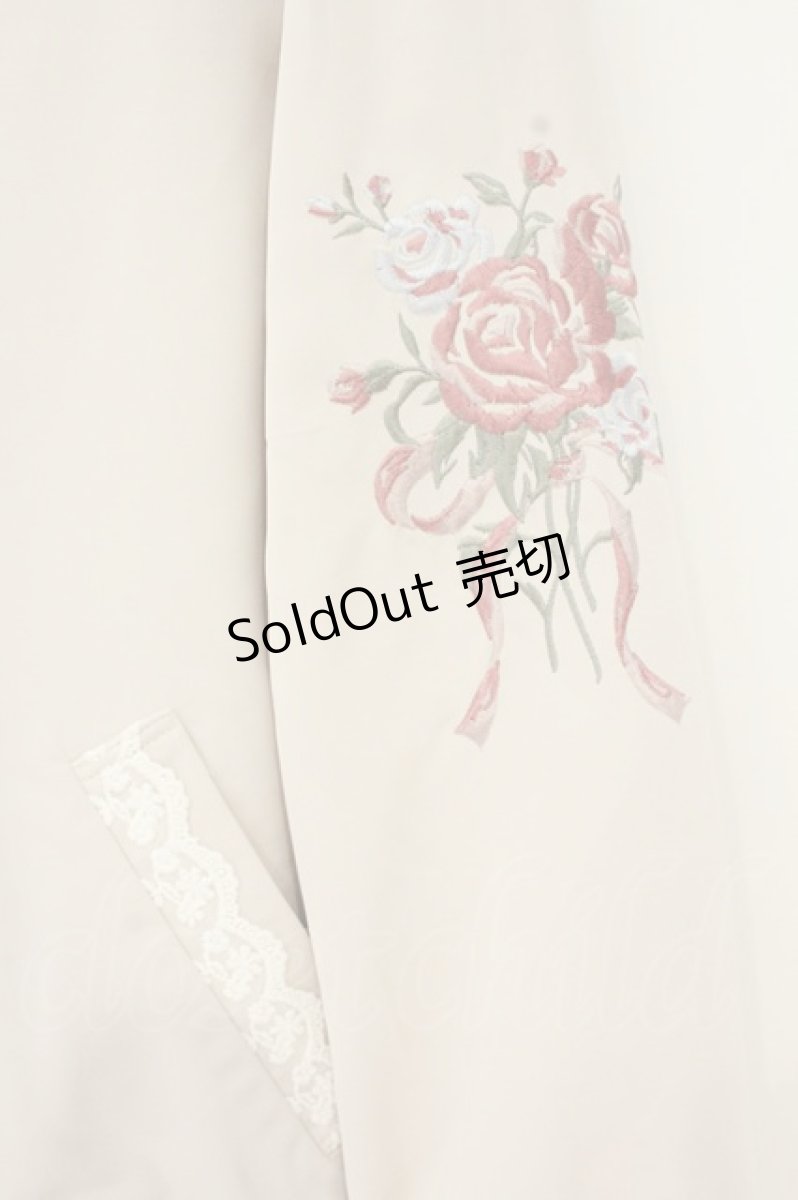 画像2: axes femme POETIQUE / ブーケ刺繍ブルゾン M キナリ O-26-09-04-051-AX-TO-OW-OS (2)