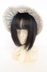 画像1: Mary Magdalene / ヴィクトリアンドールボンネット  キナリ O-26-09-04-1005-CL-AC-OW-OS (1)