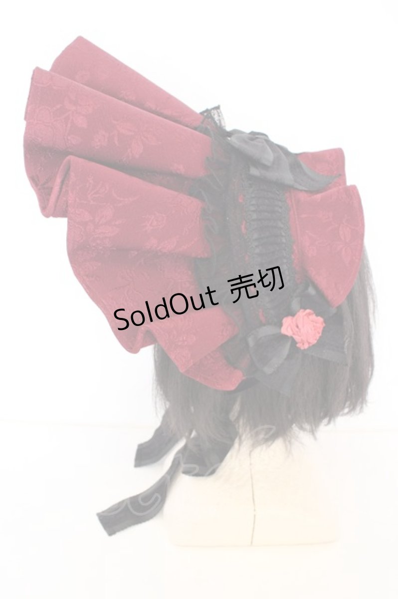 画像2: Hoshibako Works / Rozen Maiden x HoshibakoWorks　真紅ボンネット  ジャガード・ボルドー O-26-09-04-1007-LO-AC-OW-OS (2)