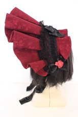 画像2: Hoshibako Works / Rozen Maiden x HoshibakoWorks　真紅ボンネット  ジャガード・ボルドー O-26-09-04-1007-LO-AC-OW-OS (2)