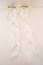 画像3: LOTUS ribbon / ツインテールリボンバレッタ  シロ レース×サテン O-26-09-04-1012-LO-ZA-IG-OS (3)