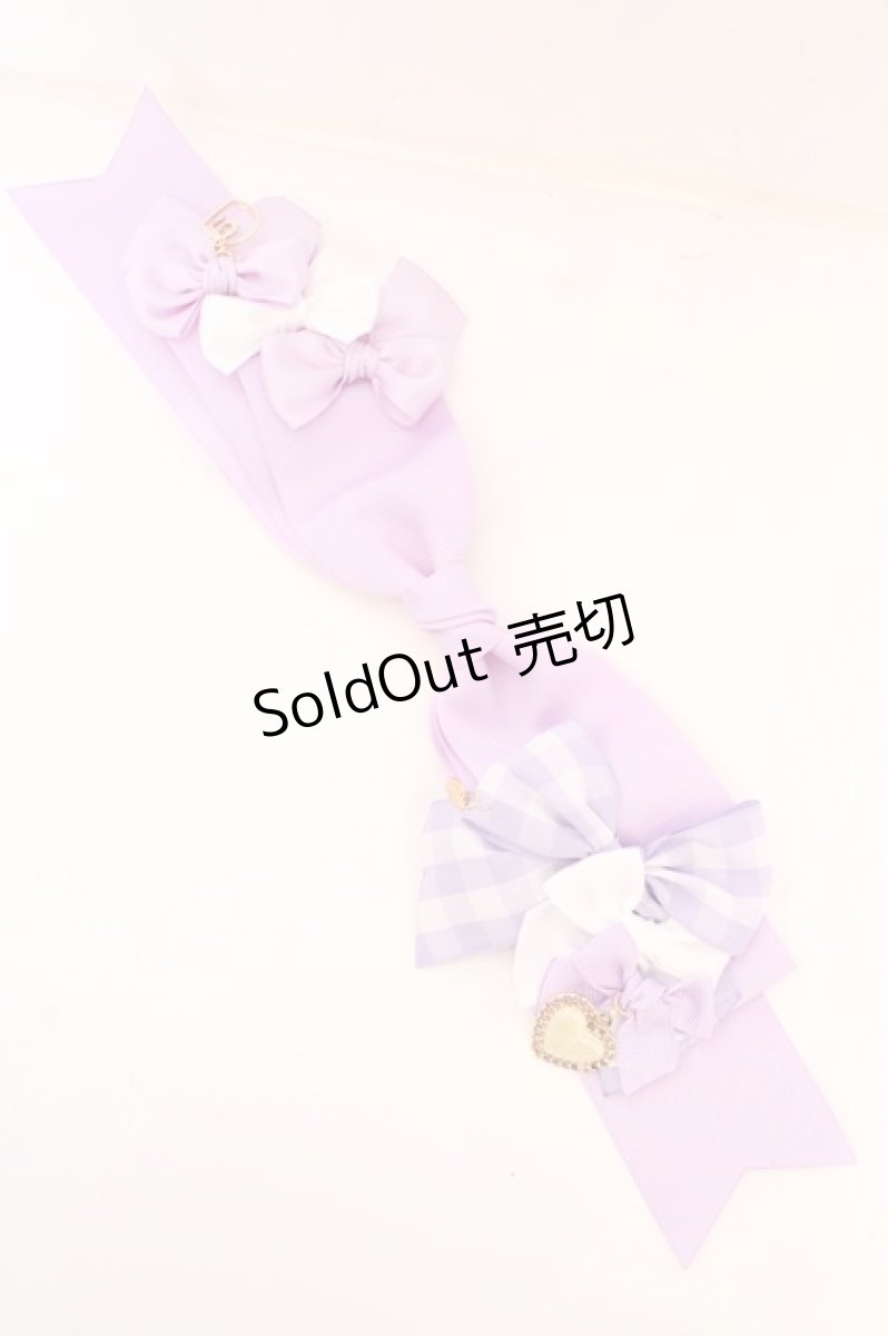 画像1: LOTUS ribbon / リボンクリップ  ラベンダー O-26-09-04-1016-LO-AC-IG-OS (1)