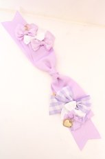 画像1: LOTUS ribbon / リボンクリップ  ラベンダー O-26-09-04-1016-LO-AC-IG-OS (1)